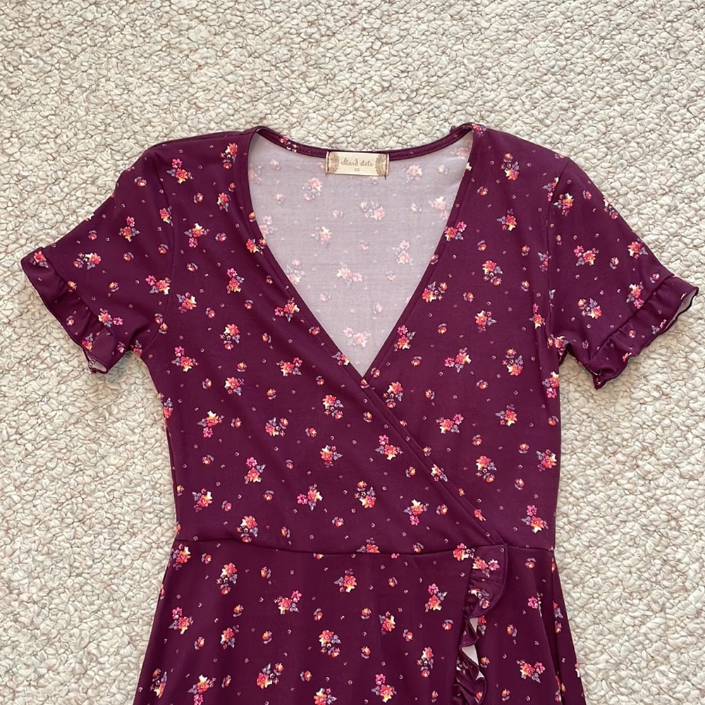 Altar’d State floral wrap dress - Picture 9 of 14